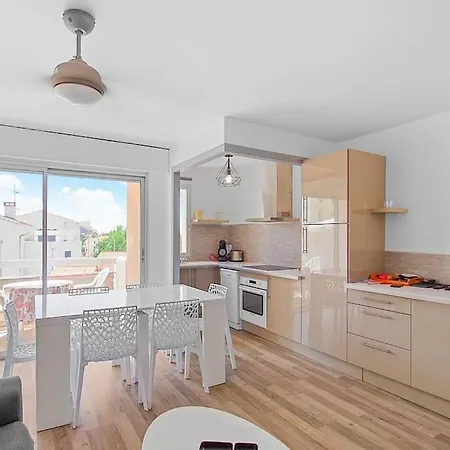 Appartement Calme Et Moderne Avec Vue Mer 74 Canet-en-Roussillon Extérieur photo